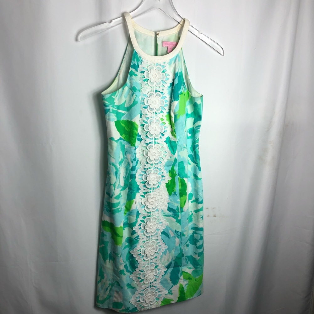 illy Pulitzer First Impression Pearl Shift Dress size 0 0804